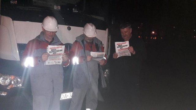 Zagożenia w transporcie drogowym.