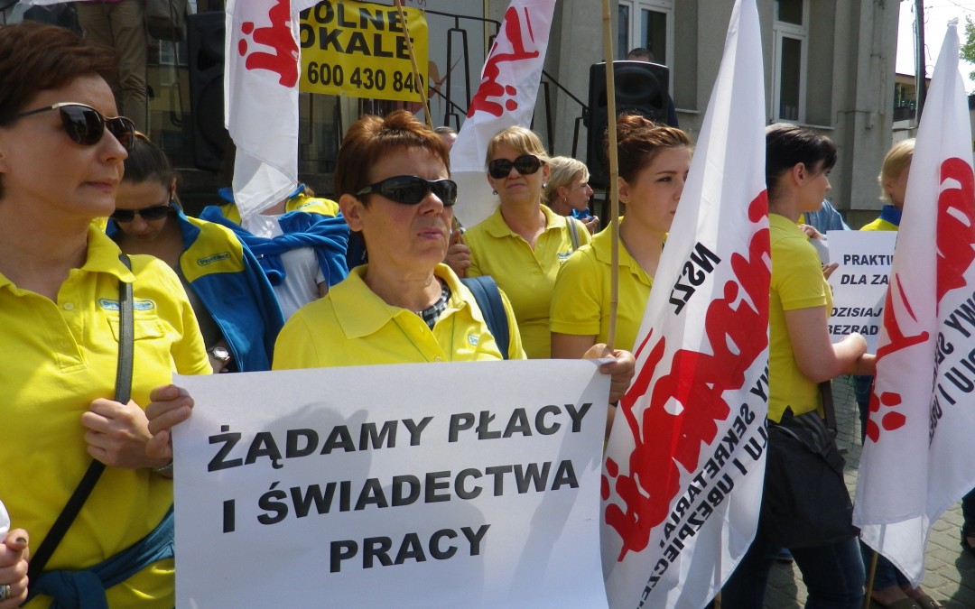 Pikieta pracowników Praktikera