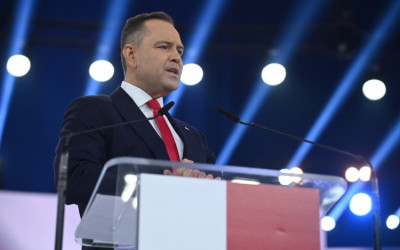 O wolnych niedzielach w handlu na konwencji Karola Nawrockiego