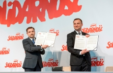 Umowa i poparcie dla Andrzeja Dudy