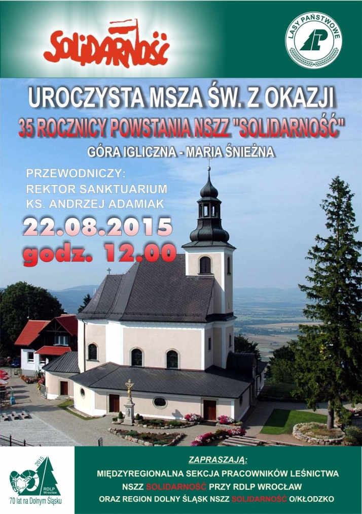 Zaproszenie do Matki Boskiej Śnieżnej