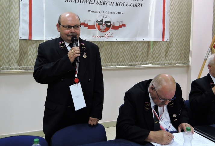 Henryk Grymel ponownie przewodniczącym kolejarskiej Solidarności