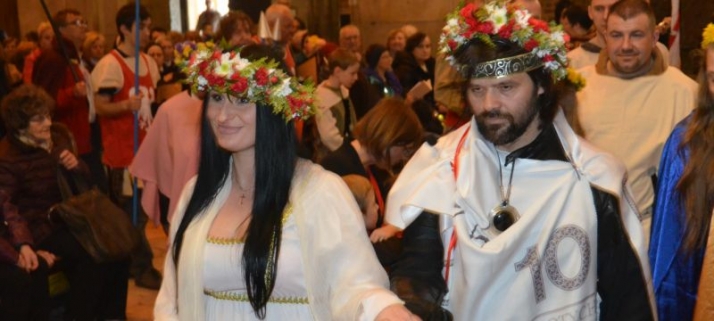 Mieszko i Dobrawa- chrzest i zaślubiny