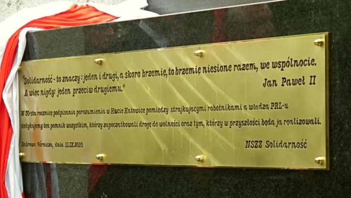Obchody 36. rocznicy podpisania Porozumienia Katowickiego