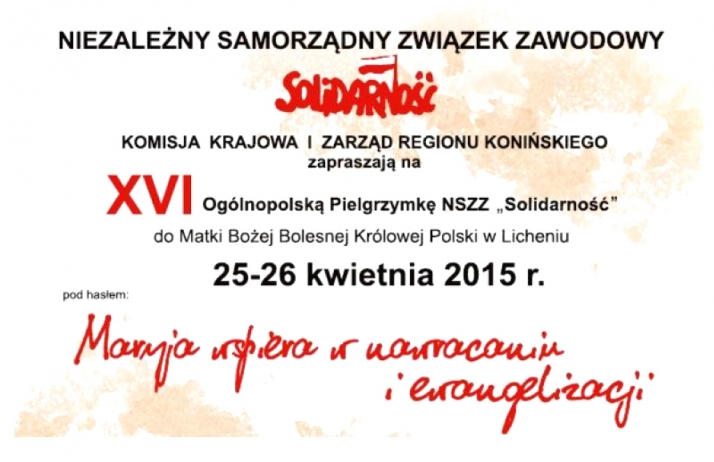 XVI Ogólnopolska Pielgrzymka do Lichenia