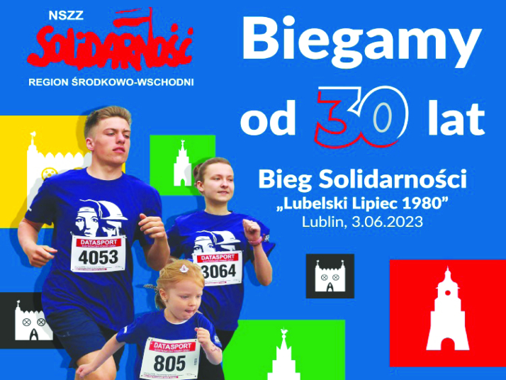 Przed nami jubileuszowy 30. Bieg Solidarności „Lubelski Lipiec 1980” i 10. PKO Półmaraton Solidarności
