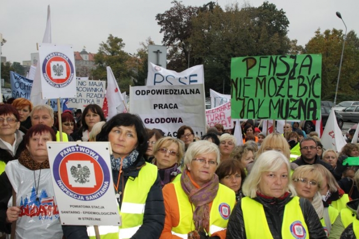 O lepsze płace w sanepidzie