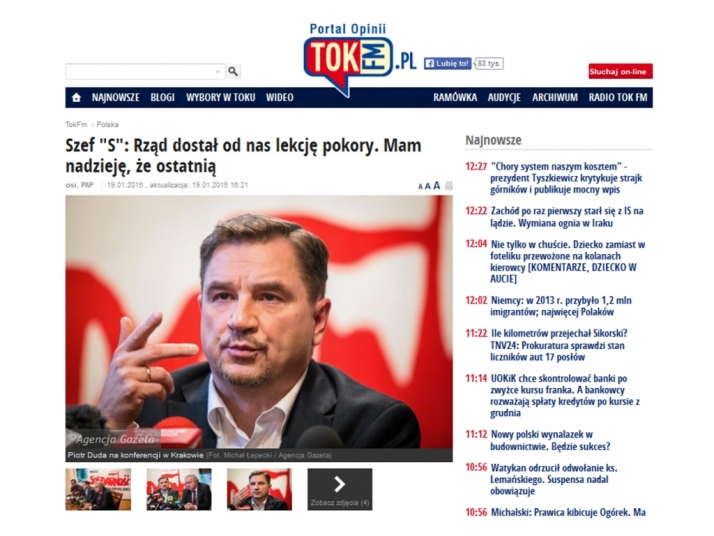 Rząd dostał od nas lekcję pokory. Mam nadzieję, że ostatnią