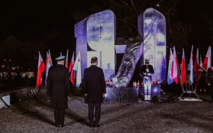 Uroczystości upamiętniające Grudzień &#039;70 z udziałem Prezydenta RP Andrzeja Dudy