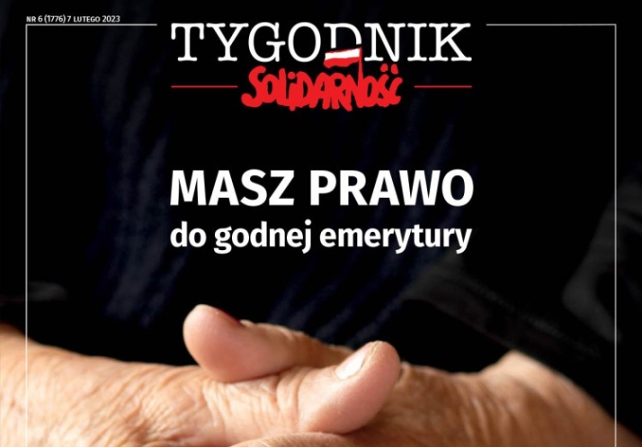 „Tygodnik Solidarność”: Masz prawo do godnej emerytury!