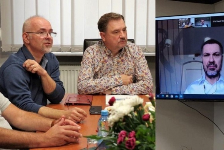 Videospotkanie z Lucą Visentinim we wrześniu 2020 r.