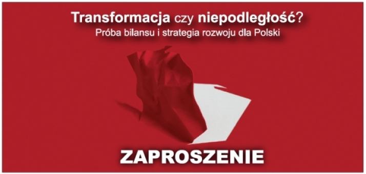 Debata &quot;Transformacja czy niepodległość?&quot;