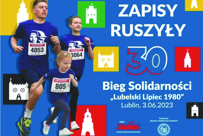 Zbliża się jubileuszowy 30. Bieg Solidarności „Lubelski Lipiec 1980”
