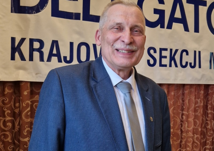 Przewodniczący Sekcji Morskiej Marynarzy i Rybaków NSZZ „Solidarność” Andrzej Kościk / fot. Tadeusz Majchrowicz