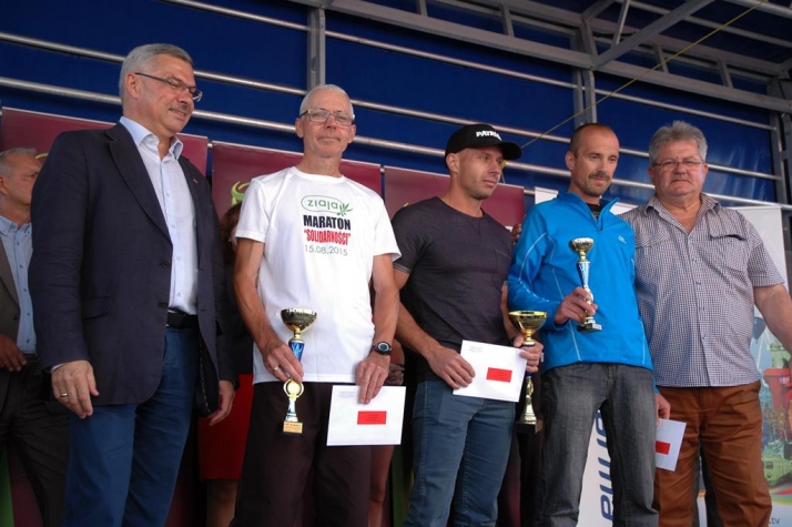 Zwycięzcy Maratonu w kategorii członek NSZZ &quot;Solidarność&quot;