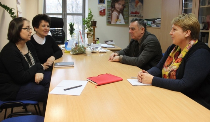 spotkanie OZ w DPS w Ostrołęce w Waldemarem Dubińskim, Z-cą przewodniczącego Regionu Mazowsze