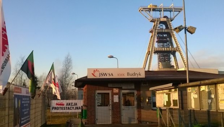 Strajk w kopalniach JSW