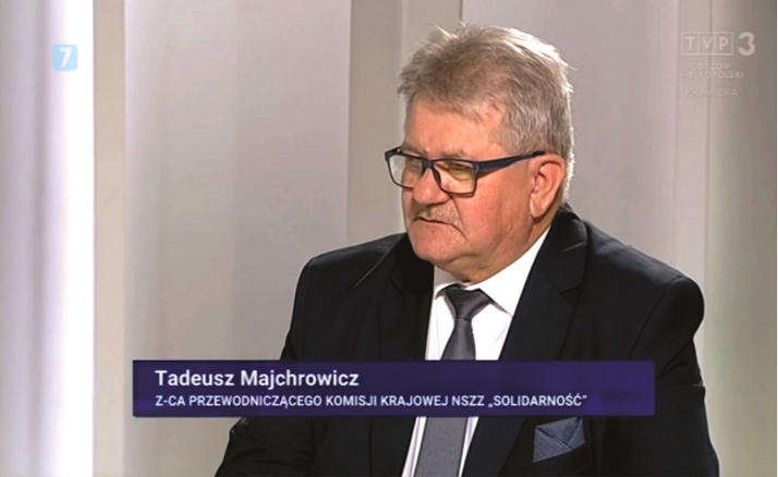 Tadeusz Majchrowicz: Wyższa płaca minimalna to efekt ciężkiej pracy „Solidarności”