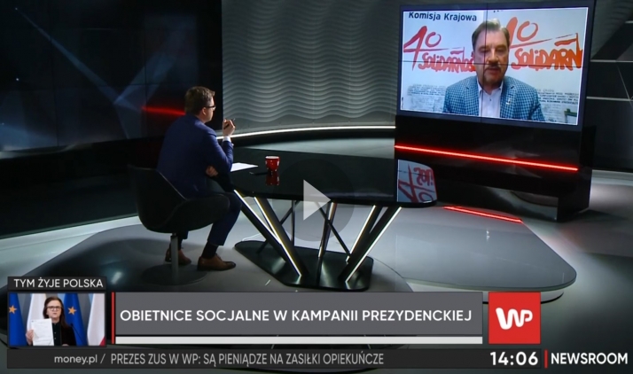 Dodatek solidarnościowy powinien być jeszcze przed I turą wyborów prezydenckich