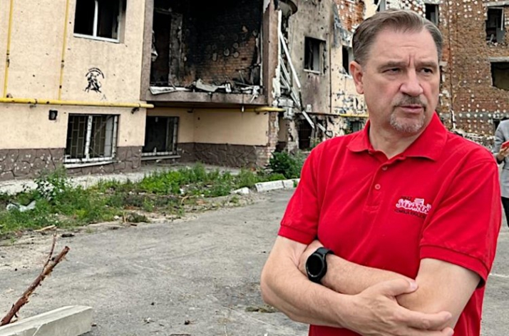 Piotr Duda na Ukrainie. Lipiec 2022 / Solidarność