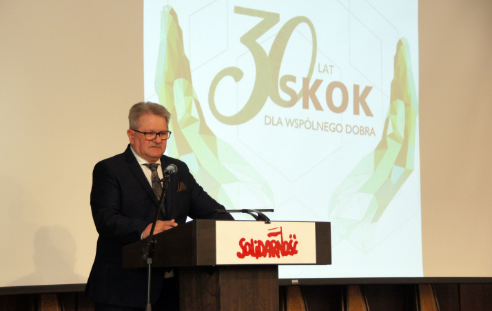 Wystawa z okazji 30-lecia Spółdzielczych Kas Oszczędnościowo-Kredytowych. &quot;SKOK to dziecko Solidarności”