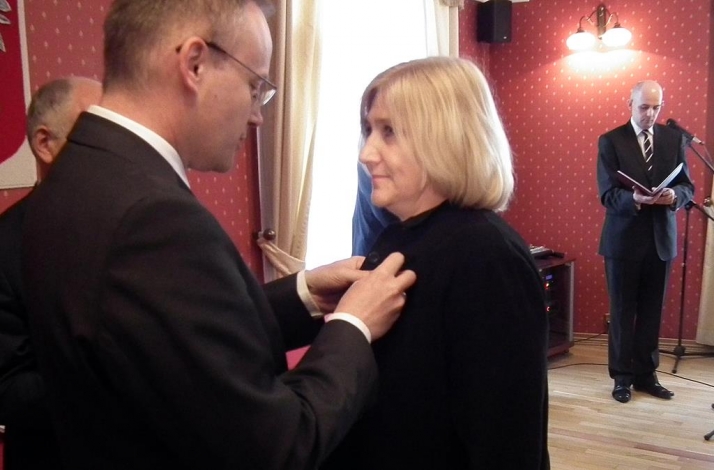 Krzyż Wolności i Solidarności dla Ewy Zydorek