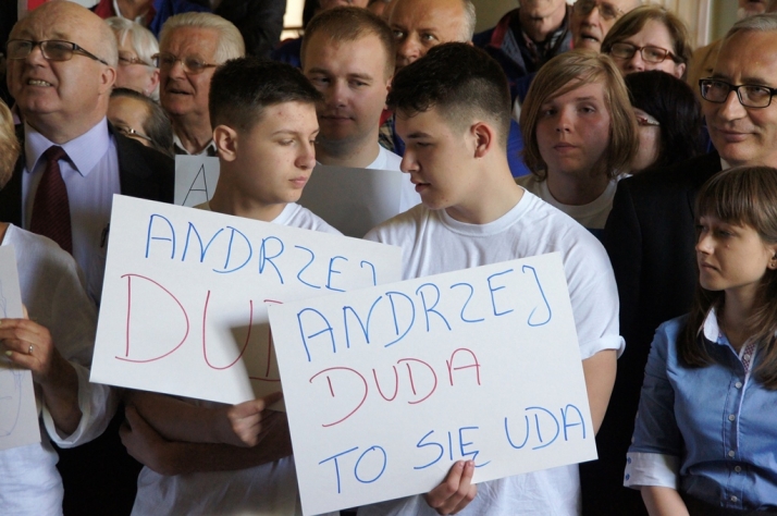 „Solidarność” popiera Andrzeja Dudę – konwencja wyborcza w Gdańsku