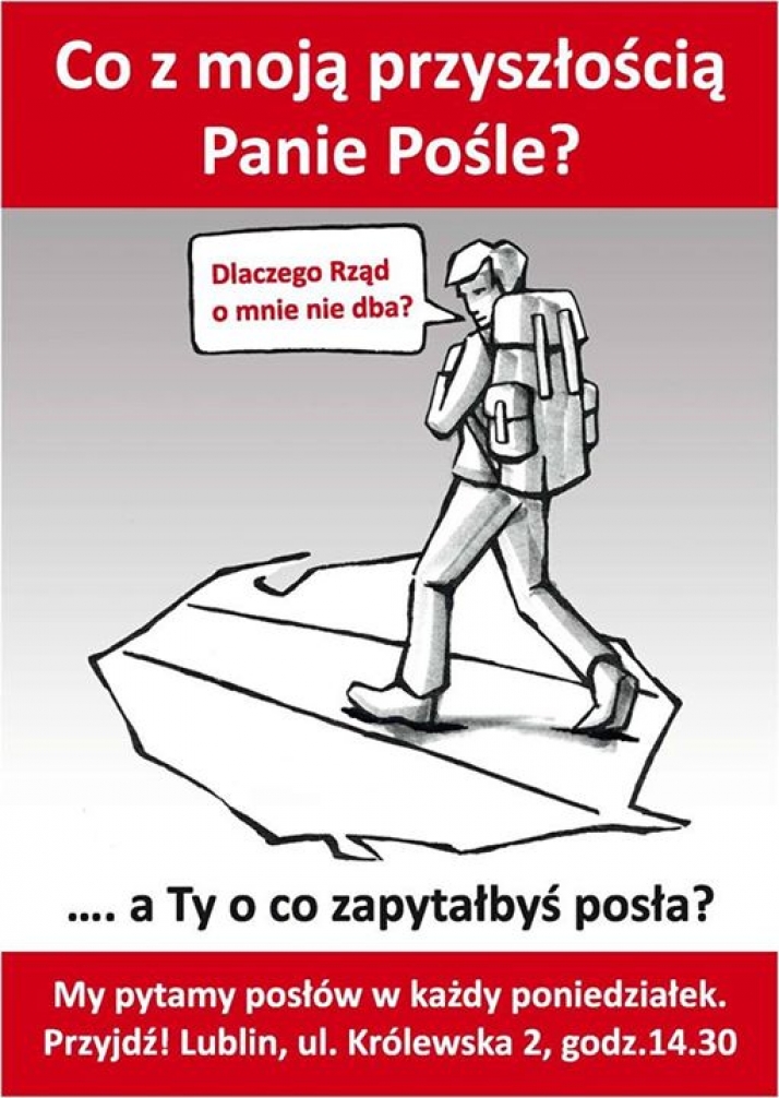 Co z moją przyszłością Panie Pośle?