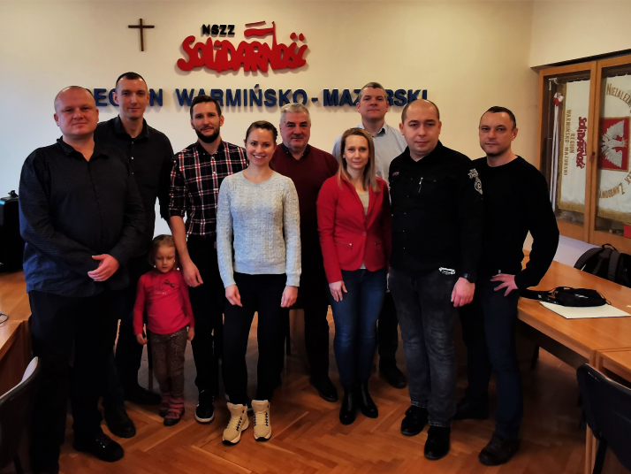 Rafał Bielecki przewodniczącym policjantów warmińsko-mazurskiej Solidarności