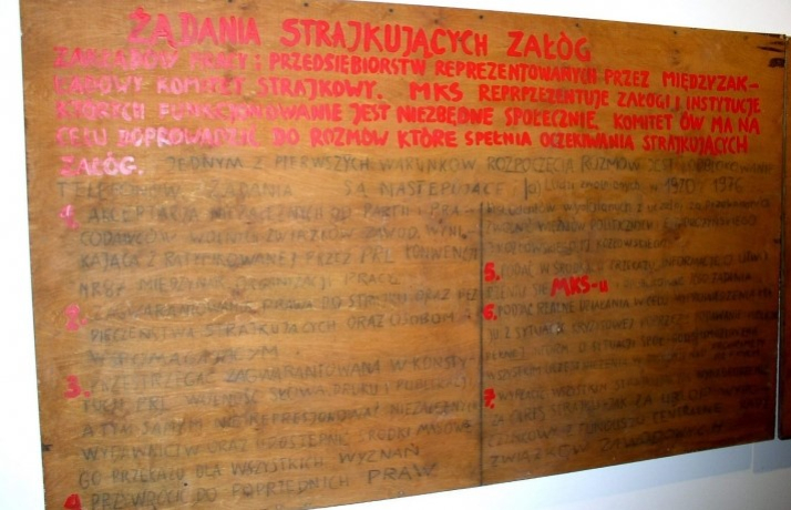 17 sierpnia 1980 r. w Stoczni Gdańskiej powstało 21 postulatów MKS
