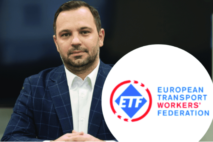 Maciej Kłosiński, przewodniczący Krajowej Sekcji Pracowników Transportu Lotniczego i Obsługi Lotniskowej NSZZ „Solidarność” / fot. Marcin Żegliński