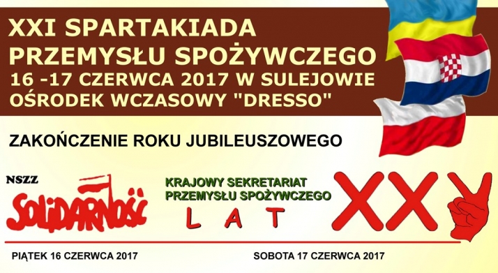 XXI Międzynarodowa Spartakiada Przemysłu Spożywczego NSZZ „Solidarność”