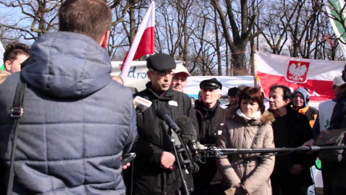 Protest rolników trwa