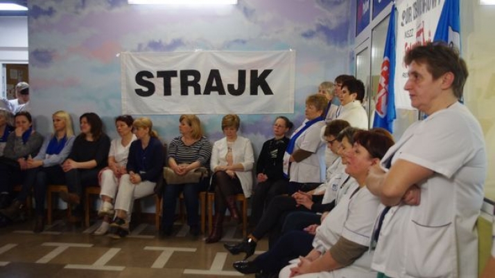 Strajk ostrzegawczy w dąbrowskim szpitalu