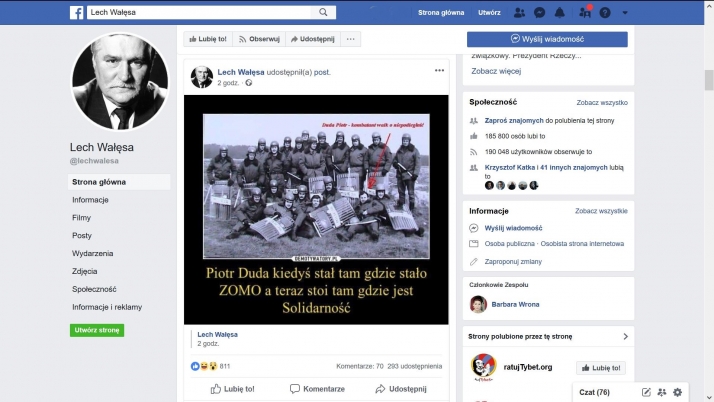 Wałęsa przeprasza, ale nie przeprasza. Piotr Duda dla Tysol.pl: Nie ma honoru. Będzie pozew