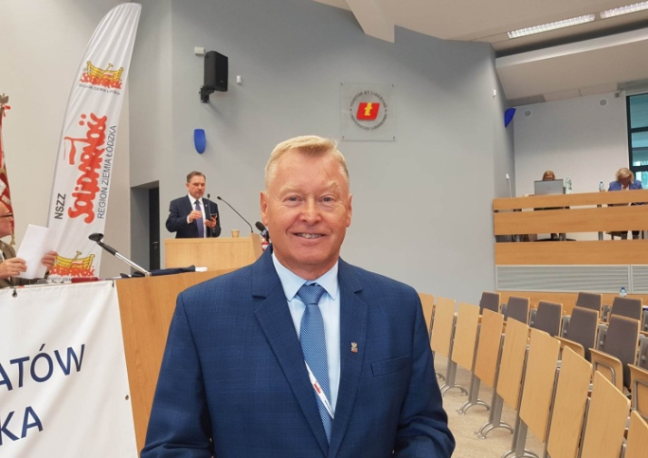 Waldemar Krenc przewodniczącym łódzkiej Solidarności w kolejnej kadencji