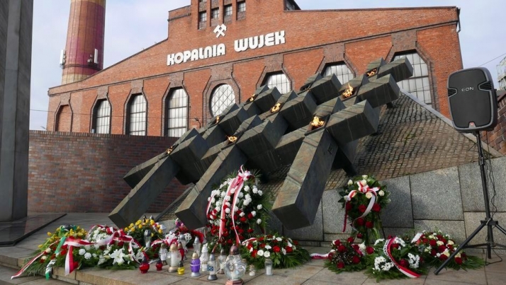 Hołd poległym górnikom