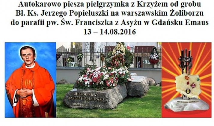 Pielgrzymka z Krzyżem do parafii św. Franciszka z Asyżu w Gdańsku
