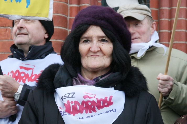 Obrończyni opozycjonistów Honorowym Obywatelem Słupska