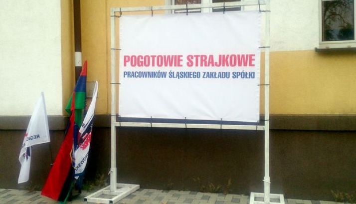 Protest w Śląskim Zakładzie PKP Cargo