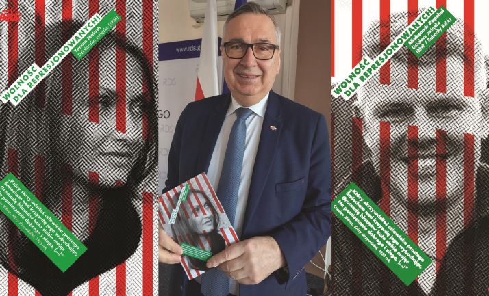 Zatrzymano znanego związkowca z Białorusi (SPB) Viktara Stukaua
