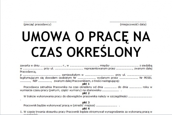 Nowy okres zatrudnienia na umowy terminowe. Sejm znowelizował Kodeks pracy