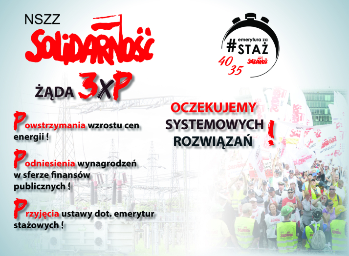Solidarność żąda 3xP!!! Plakat do pobrania