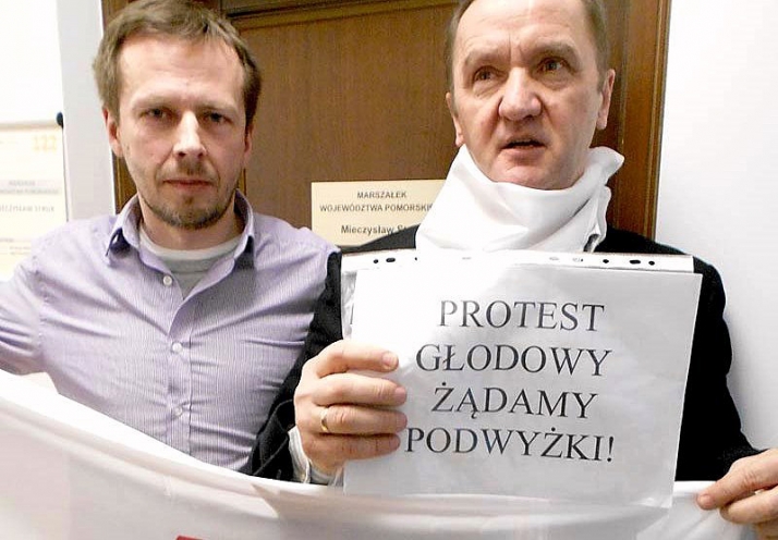 Protest głodowy pracowników opery