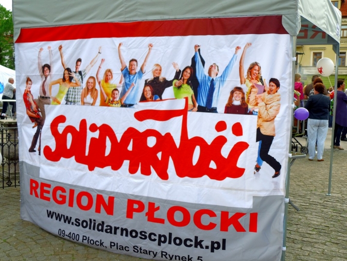 Promocja Regionu Płockiego NSZZ „Solidarność” na Pikniku Europejskim w Płocku