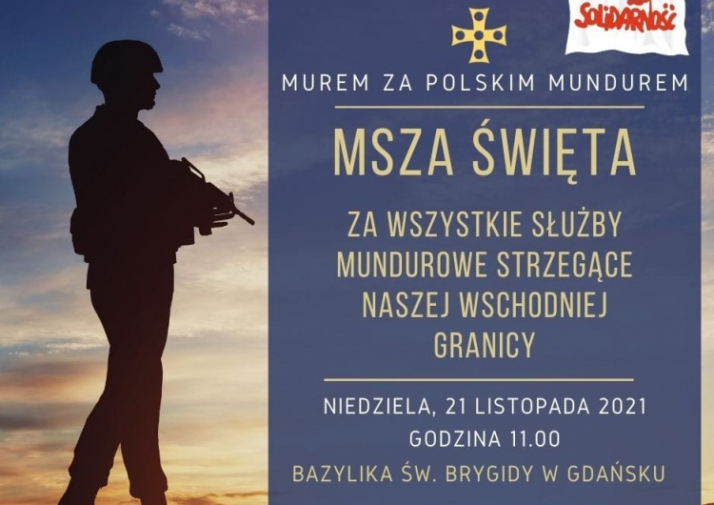 &#039;Jesteśmy im winni naszą modlitwę&#039;. W niedzielę Msza św. w intencji służb strzegących granicy!