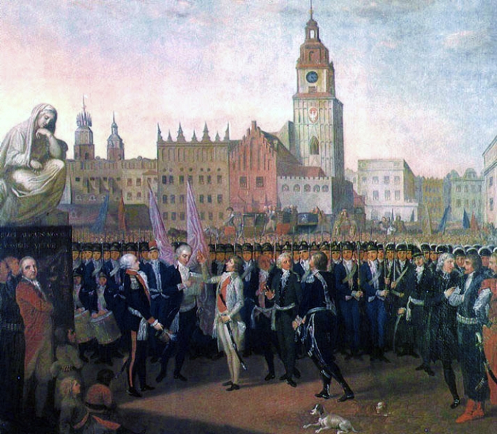 Franciszek Smuglewicz, Przysięga Kościuszki na Rynku w Krakowi