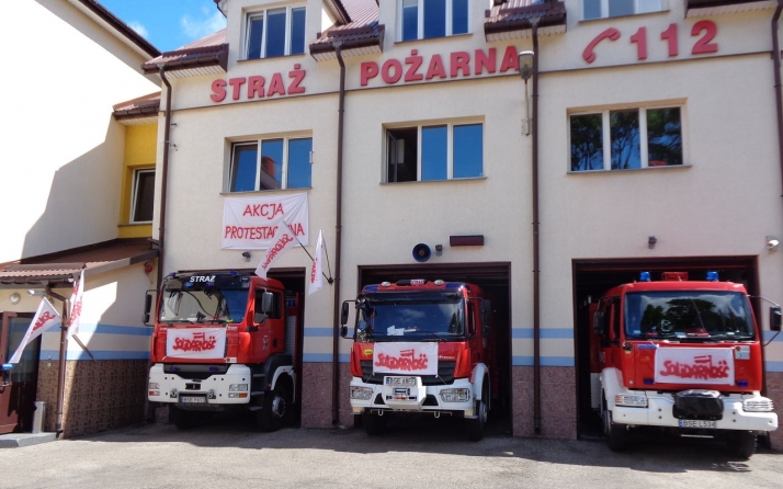 Strażacy będą pikietować razem z policjantami
