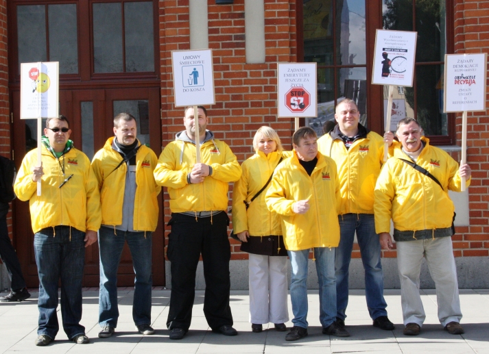 Łódzka „Solidarność” wita Premiera