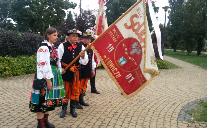 Uroczyste obchody 39. rocznicy powstania NSZZ Solidarność w Łowiczu